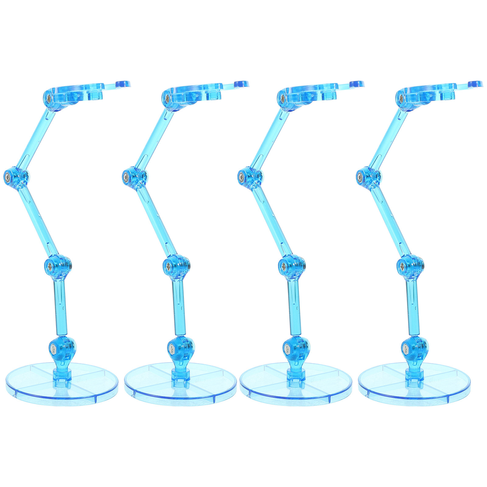 Action Figure Stand - 4 unidades de soportes de plástico
