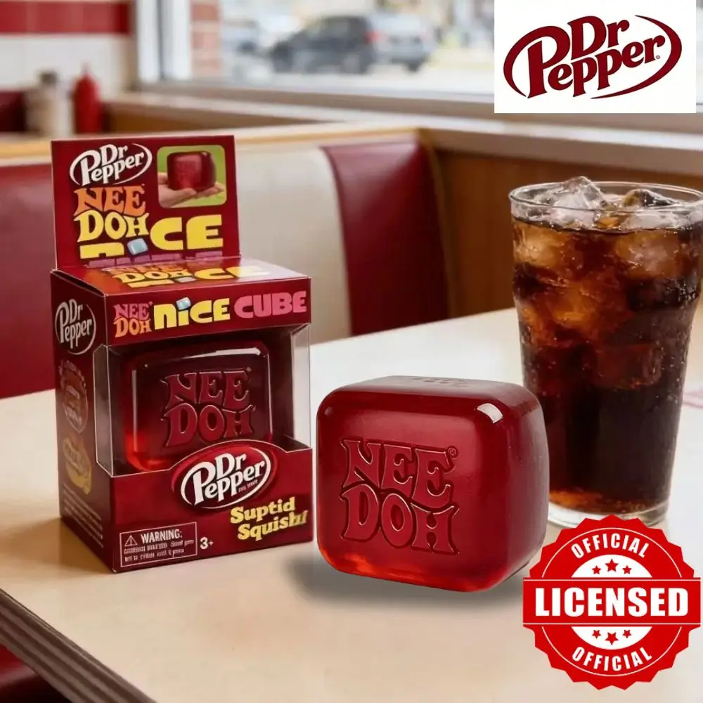 Dr Pepper X NeeDoh, cubo de ju - Fidget Cube Original reseña y precio