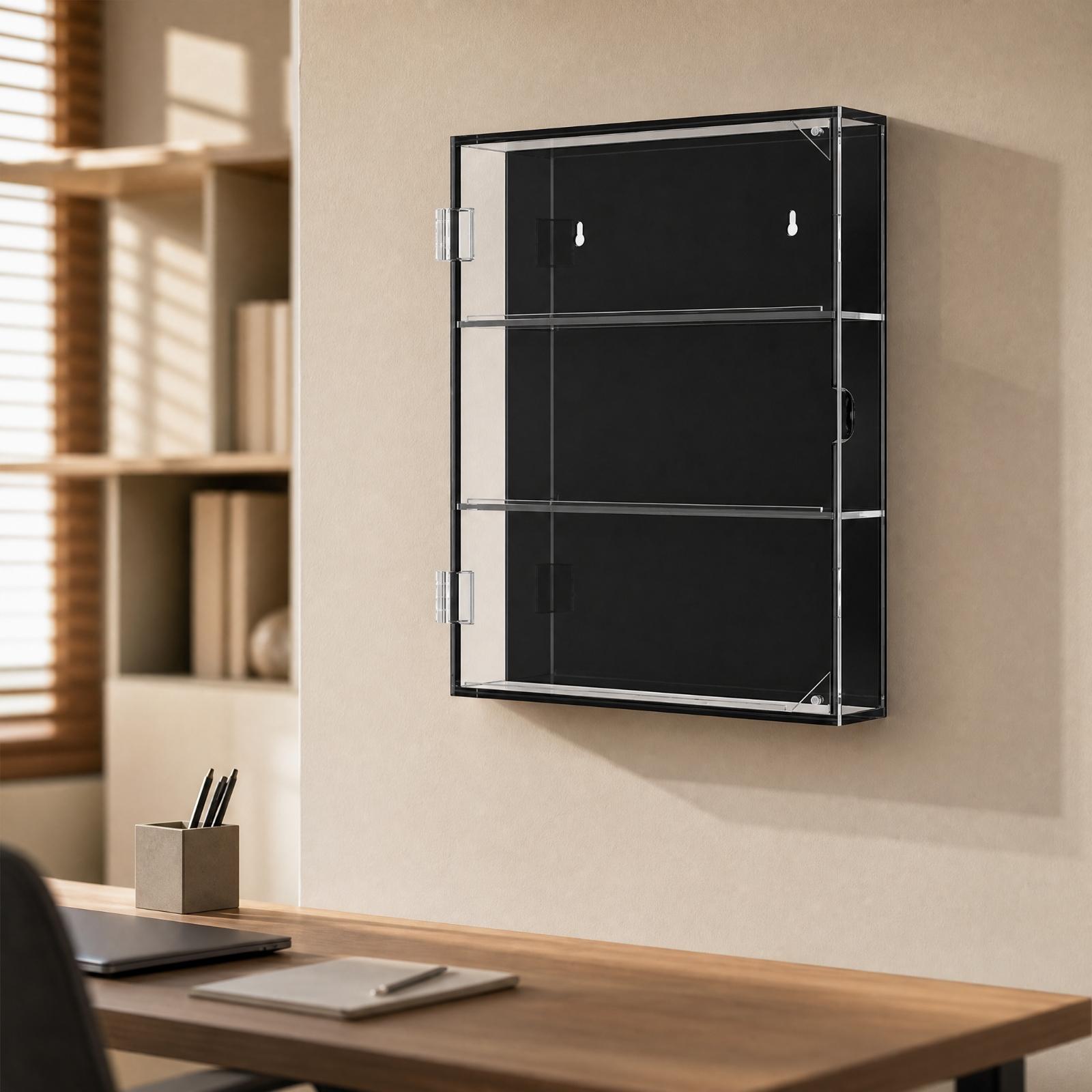 Vitrina de pared de acrílico c - Display Case Acrylic reseña y precio
